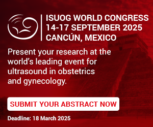 Abstract submission now open for the ISUOG World Congress 2025